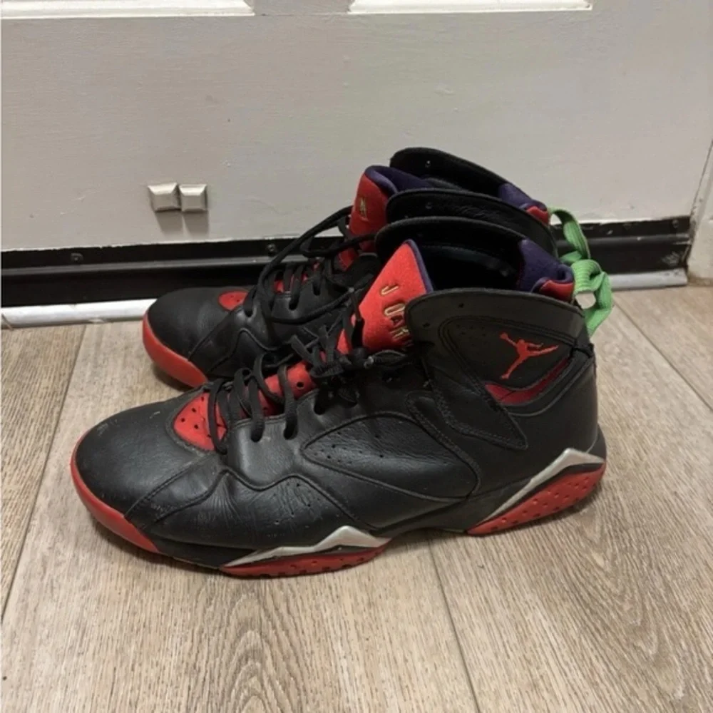 Size 11 - Nike Air Jordan 7 Retro Marvin The Martian 2015 Black Red Purple Green